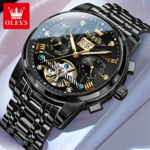 Relógio OLEVS Masculino Turbilhão Automático Clássico  9910